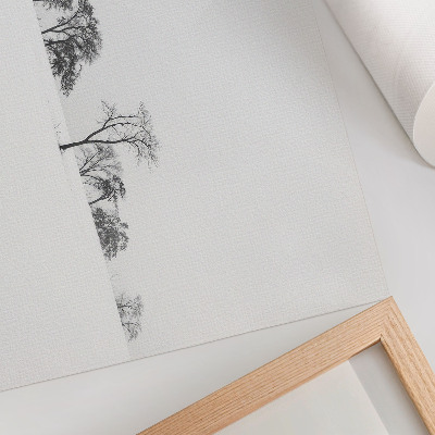 Poster mit Motiv Bäume im Winter