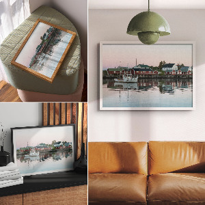 Poster bilder Dorf Lodz