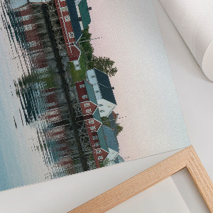 Poster bilder Dorf Lodz