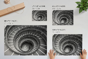 Wandposter mit Motiv „Spiralarchitektur