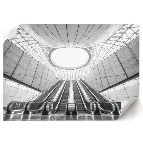 Poster mit futuristischer Architektur