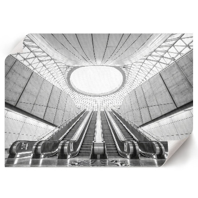 Poster mit futuristischer Architektur