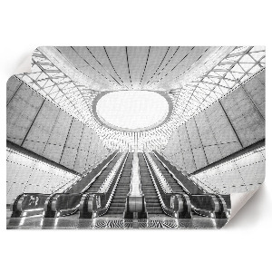 Poster mit futuristischer Architektur