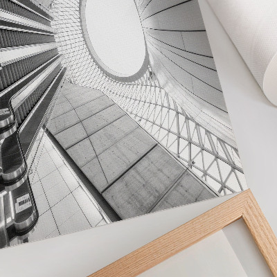 Poster mit futuristischer Architektur