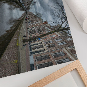 Poster mit Nostalgiekanal-Motiv