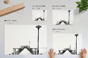 Wandposter „Monochromatische Ruhe“