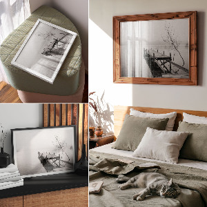 Poster bilder Die Stille des Wassers