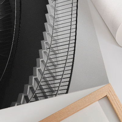 Poster mit Druckmotiv einer Wendeltreppe