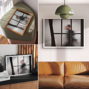 Poster bilder Dynamische Silhouette