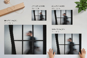 Poster bilder Dynamische Silhouette