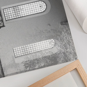 Plakat mit geometrischem Design