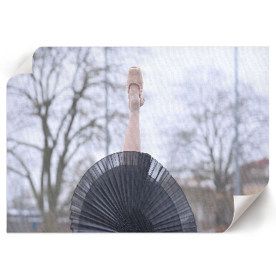 Wandposter mit elegantem Ballettmotiv