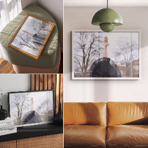 Wandposter Elegantes Ballett