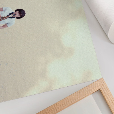 Poster mit Motiv eines Saxophonisten