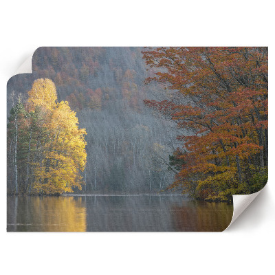 Poster mit Druckmotiv einer Herbstlandschaft