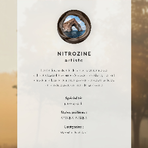 Poster druck Herbstlandschaft