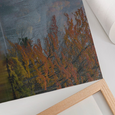 Poster mit Druckmotiv einer Herbstlandschaft