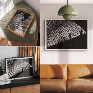 Poster mit Architektur-Motiv