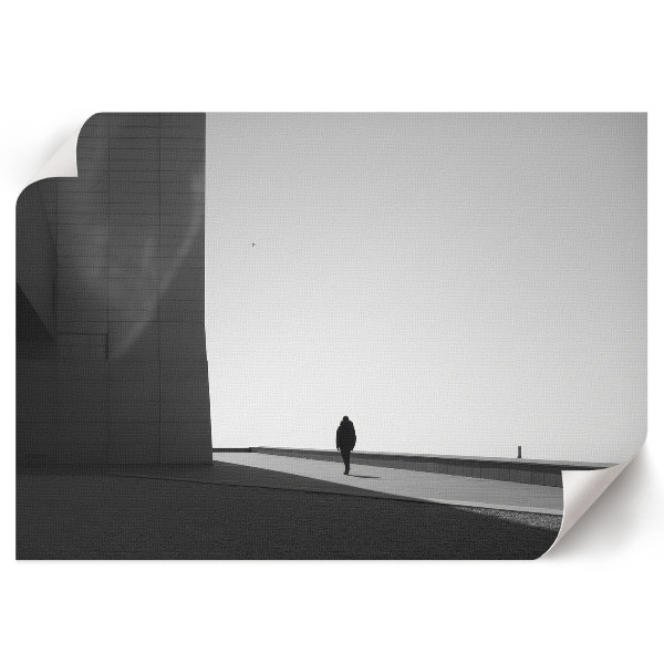 Plakat mit minimalistischer Szene