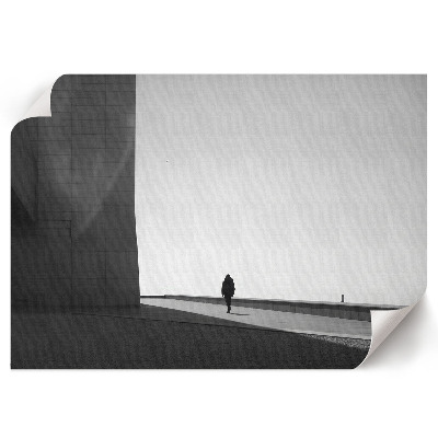Plakat mit minimalistischer Szene