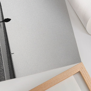 Plakat mit minimalistischer Szene