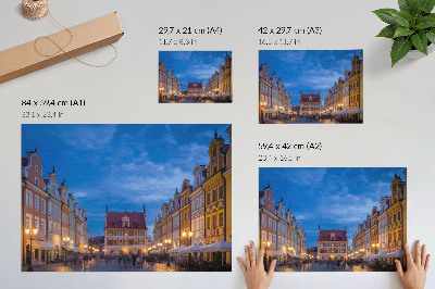 Wandposter mit dem Motiv „Urbane Eleganz”