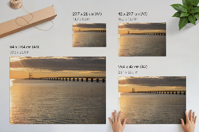 Poster mit Motiv Sonnenuntergang