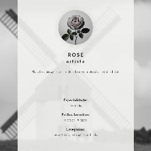 Poster Windmühle mit Pferden