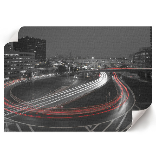 Poster mit Motiv ‚Stadtverkehr‘