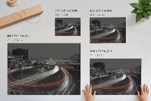 Poster mit Motiv ‚Stadtverkehr‘