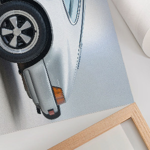 Wandposter mit stilvollem Auto