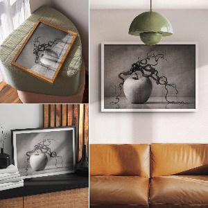 Poster bilder Apfel mit Zweigen