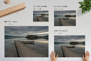 Wandposter See des Friedens