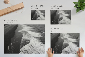 Poster druck Ruhige Wellen