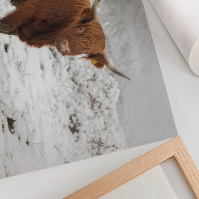Poster mit Winterszene