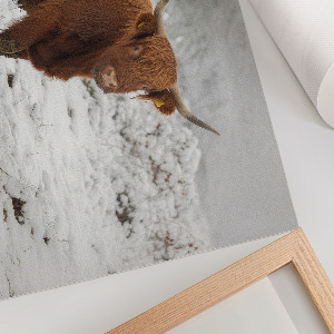 Poster mit Winterszene