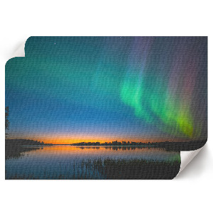 Plakat mit Motiv Nordlicht