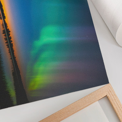 Plakat mit Motiv Nordlicht