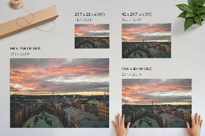Poster mit Motiv 