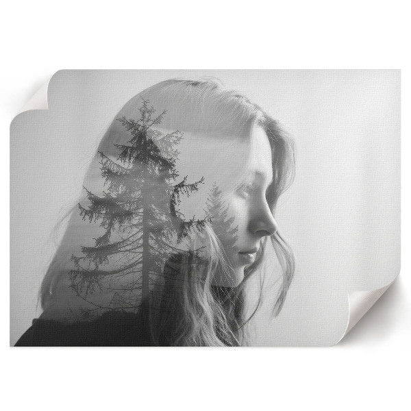 Poster bilder Baumgesicht