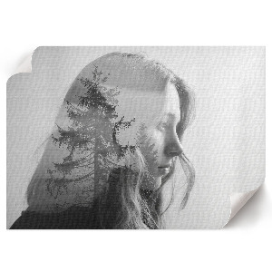 Poster bilder Baumgesicht