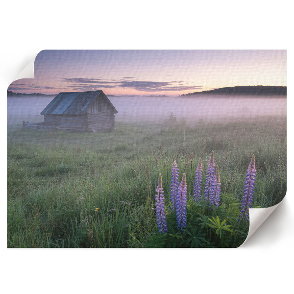 Poster Nebliger Morgen