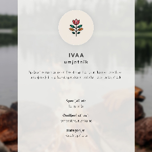 Poster Nebliger Morgen