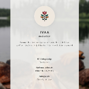 Poster Nebliger Morgen