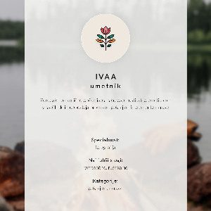 Poster Nebliger Morgen