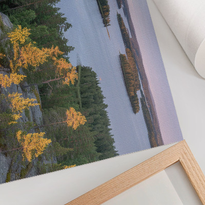 Plakat „Inseln im Wasser“