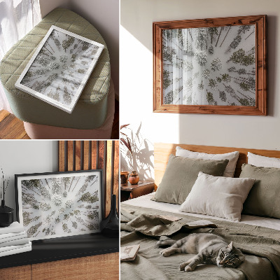 Wandposter mit Motiv Winterwald