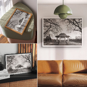 Poster mit Druckmotiv 