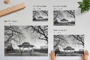 Poster mit Druckmotiv 