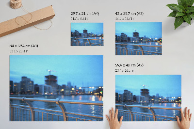 Wandposter mit Motiv 